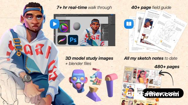 دوره طراحی کاراکتر با سبک خاص توسط بن ابلن